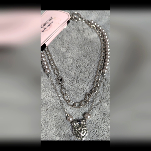 NWT Juicy Couture double layer necklace 17 inches New with tags - Picture 2 of 10